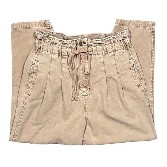 Free People Margate Pleated High Rise Waisted Pants Trousers Womens Size Small - Picture 1 of 10